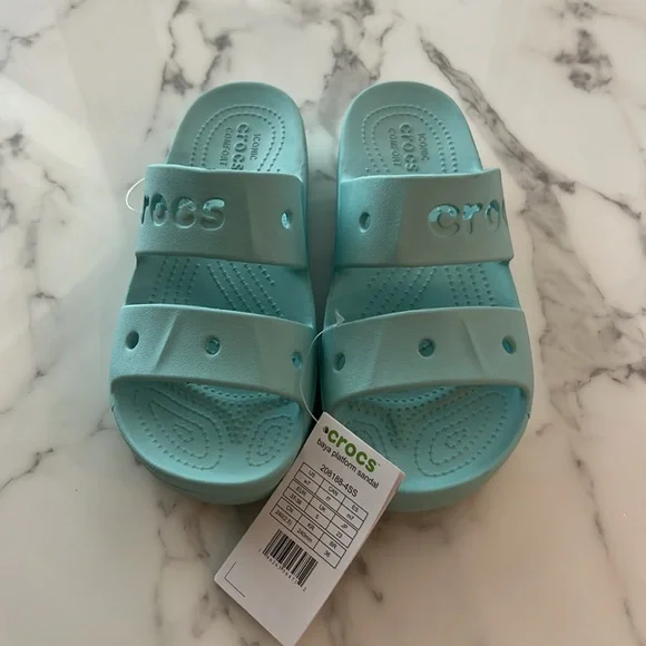 Crocs bags platform sandal NWT - Picture 2 of 4